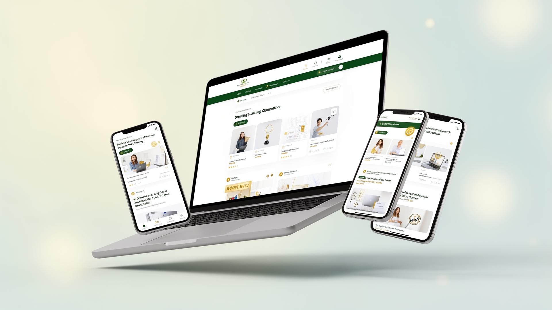 Curso disponível em notebook, tablet e celular